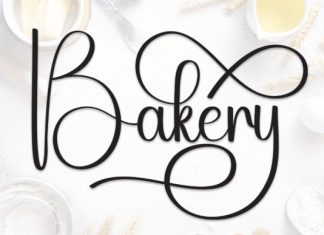 Bakery Font preview image 1