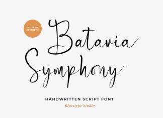 Batavia Symphony Font preview image 1
