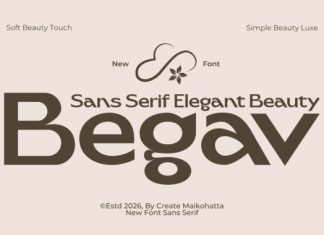 Begav Font preview image 1