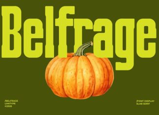 Belfrage Font preview image 1