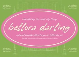 Bellora Darling Font preview image 1