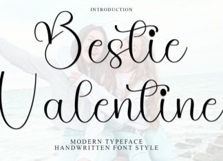 Bestie Valentine Font preview image 1