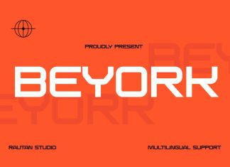 Beyork Font preview image 1