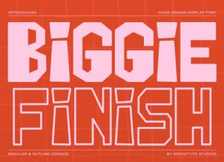 Biggie Finish Font preview image 1