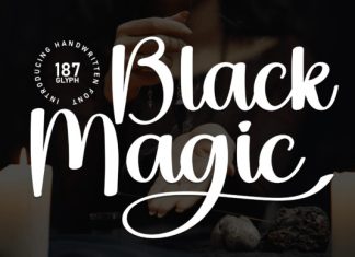Black Magic Font preview image 1