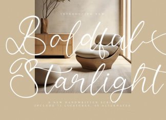 Boldful Starlight Font preview image 1