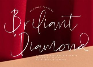 Briliant Diamond Font preview image 1