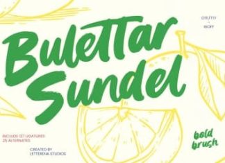 Bulettar Sundelf Font preview image 1