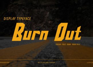 Burn Out Font preview image 1