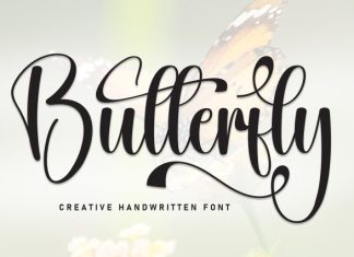 Butterfly Font preview image 1