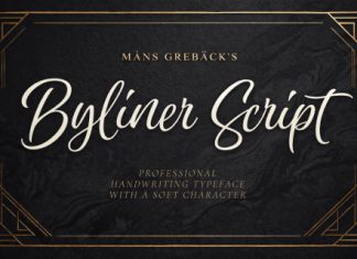 Byliner Script Font preview image 1