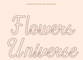 CS Alicent Dashed Font preview image 2