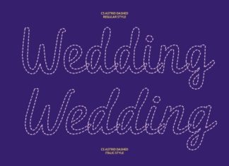 CS Astrid Dashed Font preview image 2