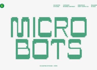 CS Castro Stitched Font preview image 3