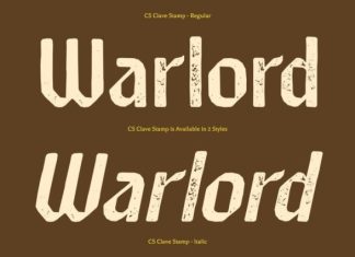 CS Clave Stamp Font preview image 3