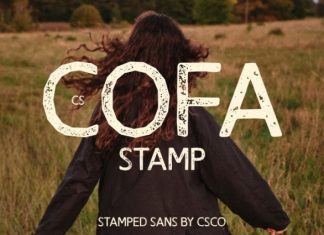CS Cofa Stamp Font preview image 1