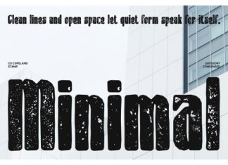 CS Copeland Stamp Font preview image 2
