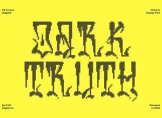 CS Corpse Stitched Font preview image 3