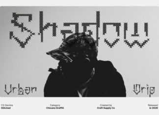 CS Decima Stitched Font preview image 2