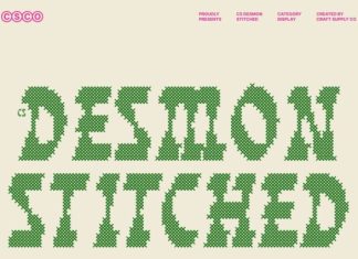 CS Desmon Stitched Font preview image 1