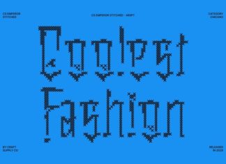 CS Emperor Stitched Font preview image 3