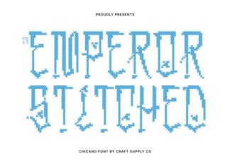 CS Emperor Stitched Font preview image 1