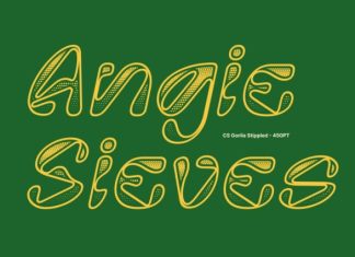 CS Gorila Stippled Font preview image 2