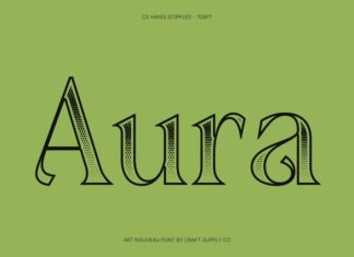 CS Hayes Stippled Font preview image 3