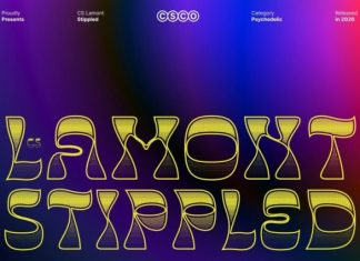 CS Lamont Stippled Font preview image 1