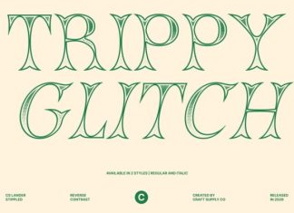 CS Lander Stippled Font preview image 3