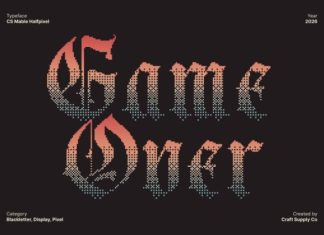 CS Mabel Halfpixel Font preview image 3