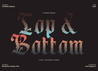 CS Mabel Halfpixel Font preview image 2