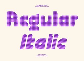 CS Rento Disco Font preview image 2