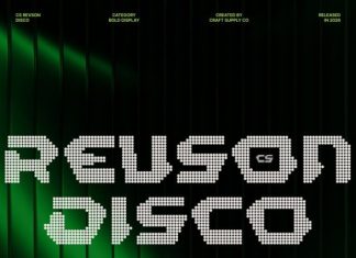 CS Revson Disco Font preview image 1