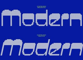 CS Satoru Disco Font preview image 3