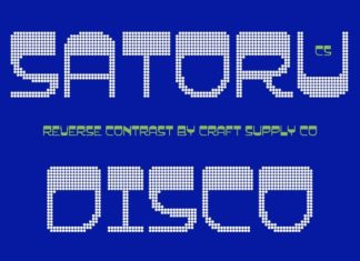 CS Satoru Disco Font preview image 1