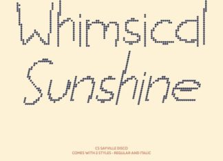 CS Sayville Disco Font preview image 3