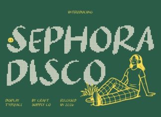 CS Sephora Disco Font preview image 1
