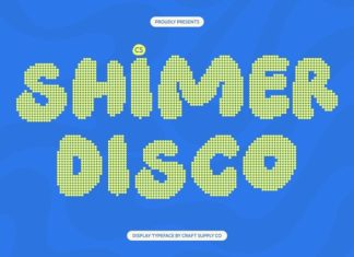 CS Shimer Disco Font preview image 1