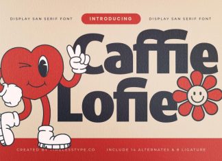 Caffie Lofie Font preview image 1