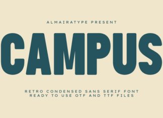 Campus Font preview image 1
