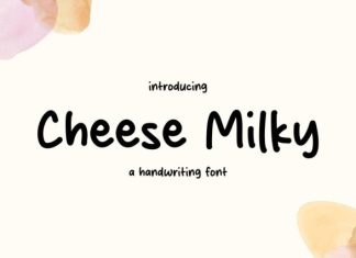 Cheese Milky Font preview image 1