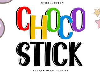 Choco Stick Font preview image 1