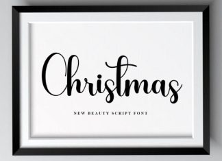 Christmas Music Font preview image 3