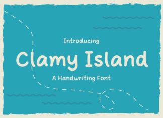 Clamy Island Font preview image 1