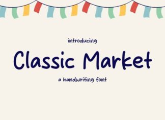 Classic Market Font preview image 1