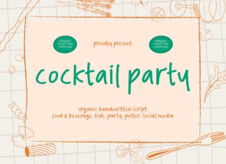 Cocktail Party Font preview image 1