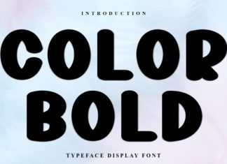 Color Bold Font preview image 1