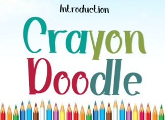 Crayon Doodle Font preview image 1