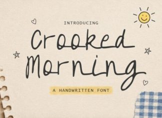 Crooked Morning Font preview image 1
